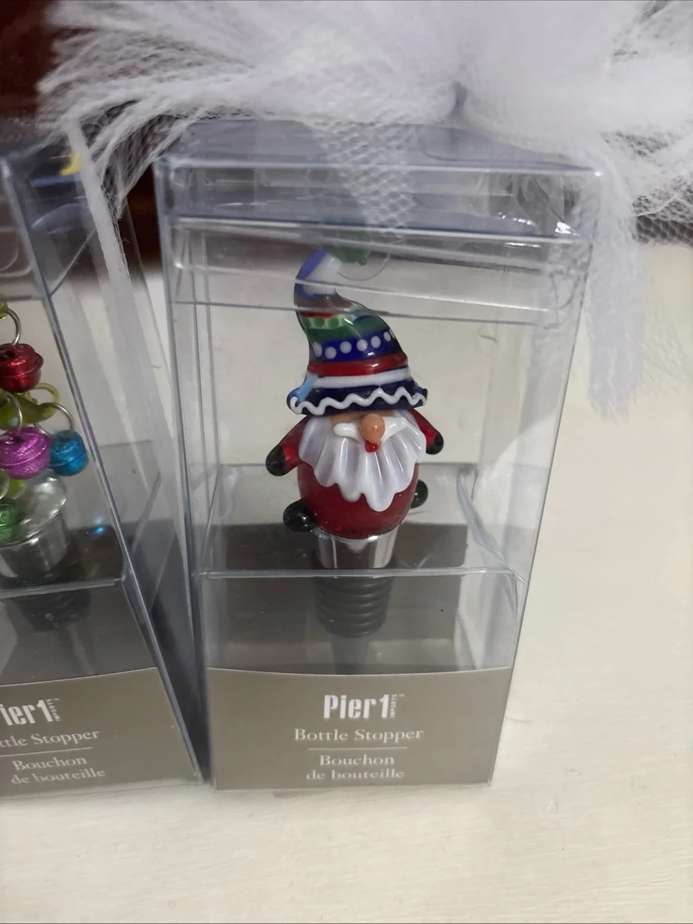 Pier One Wine Bottle Stoppers Christmas (2)